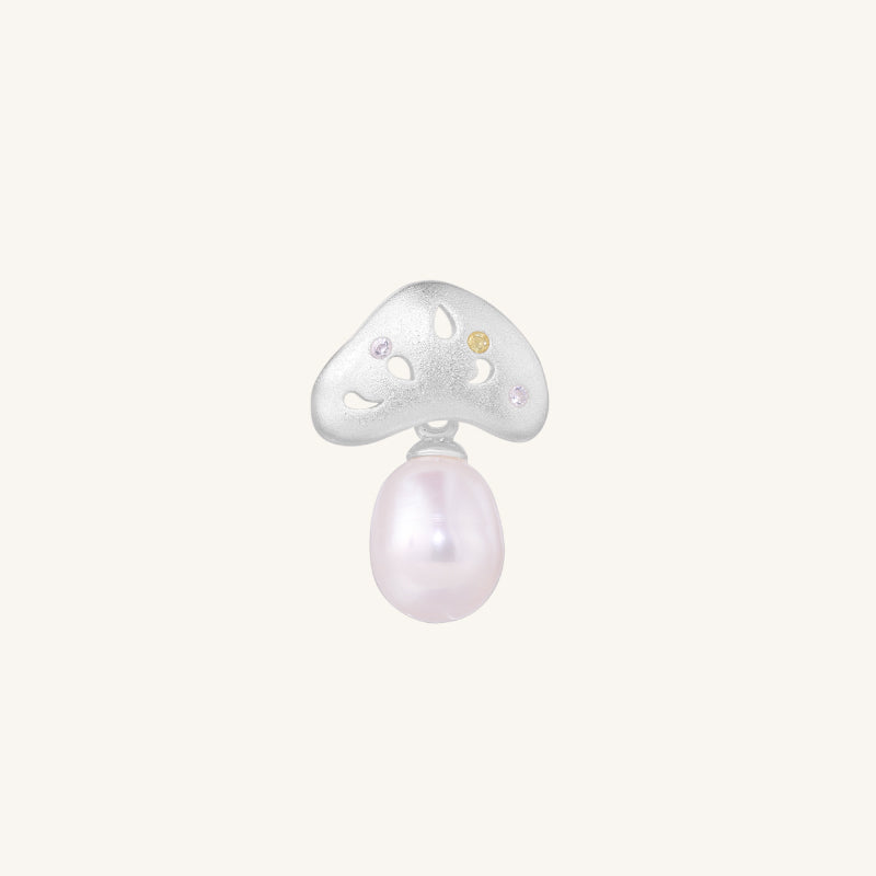 Mini Mushroom Single Stud Earring