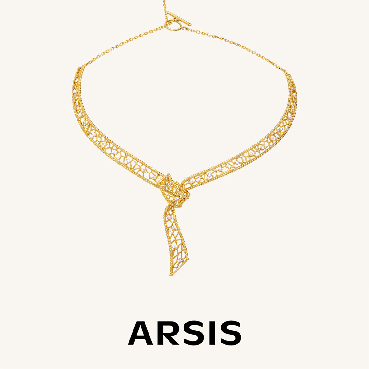 Signature Ribbon Necklace