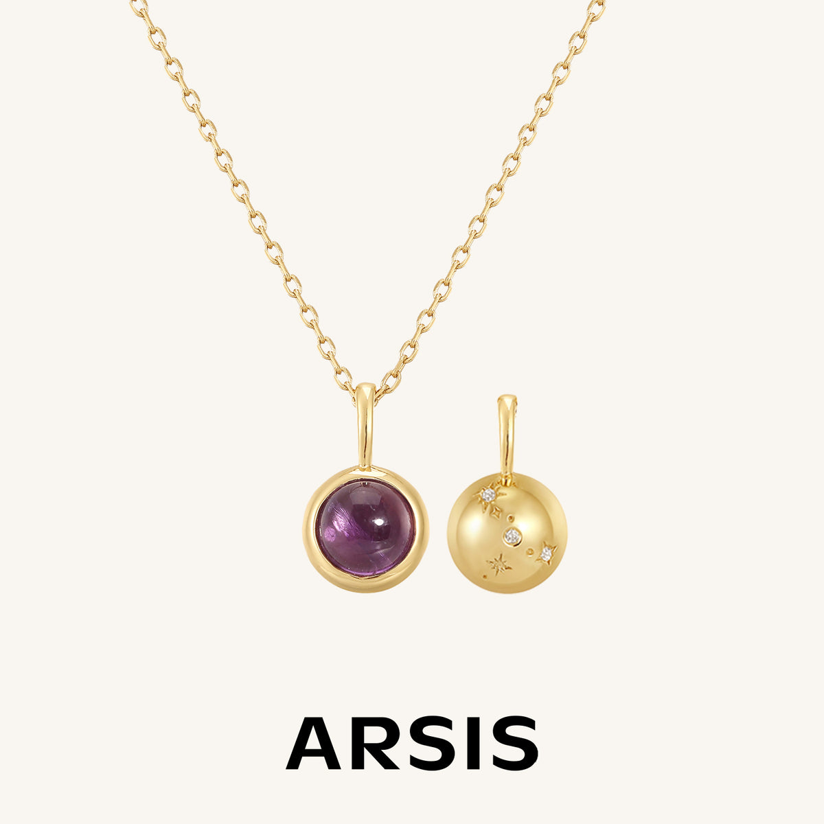 Secret Garden Amethyst Pendant Necklace