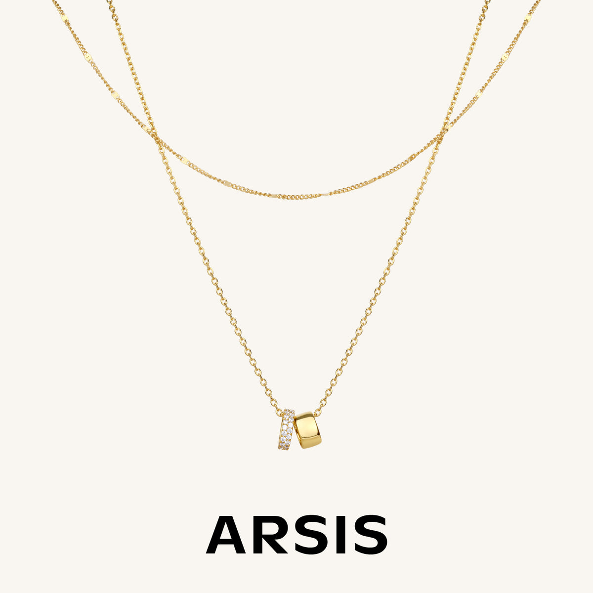 Lucia Double Chain Necklace