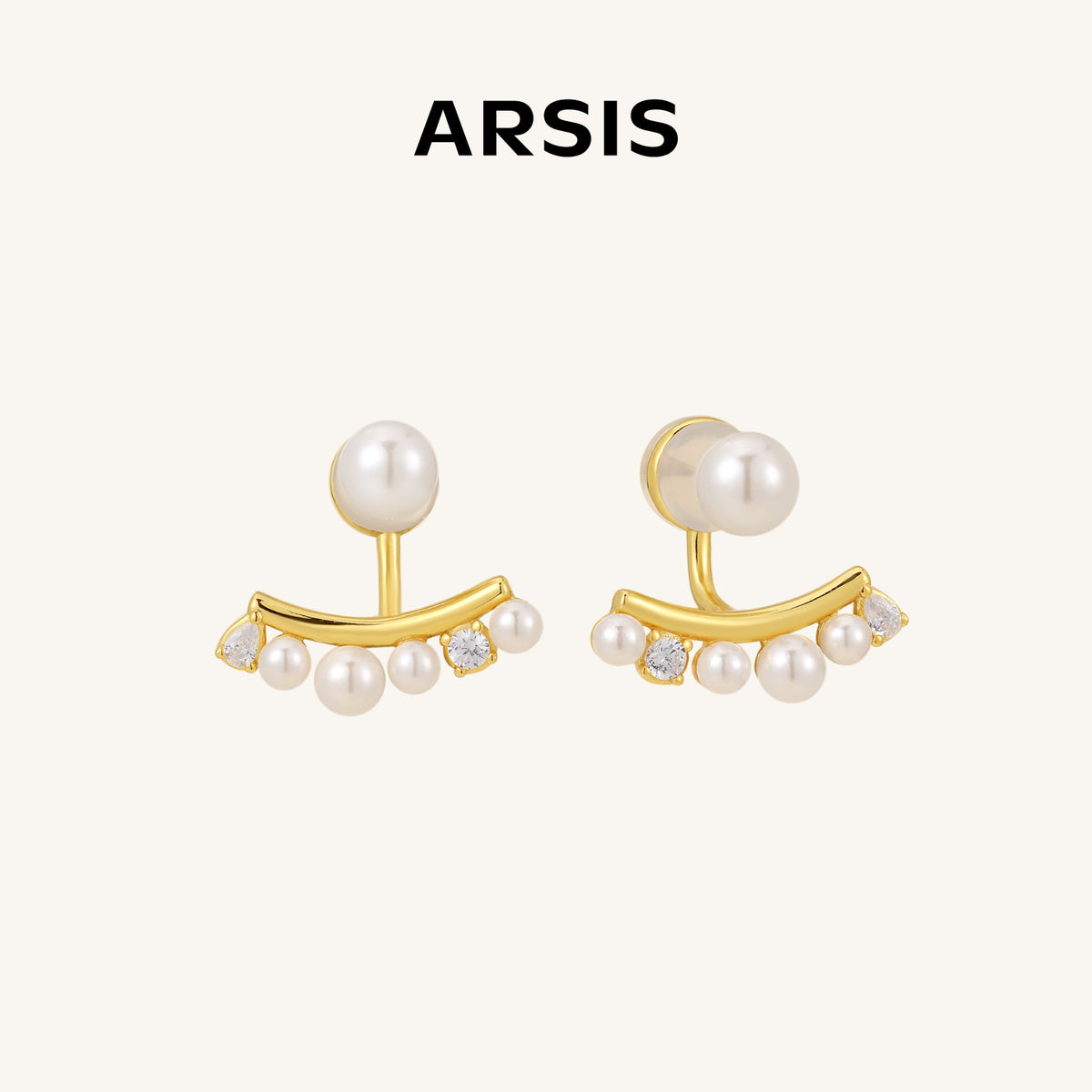 Innocence Age Pearl Smile Two Way Earrings