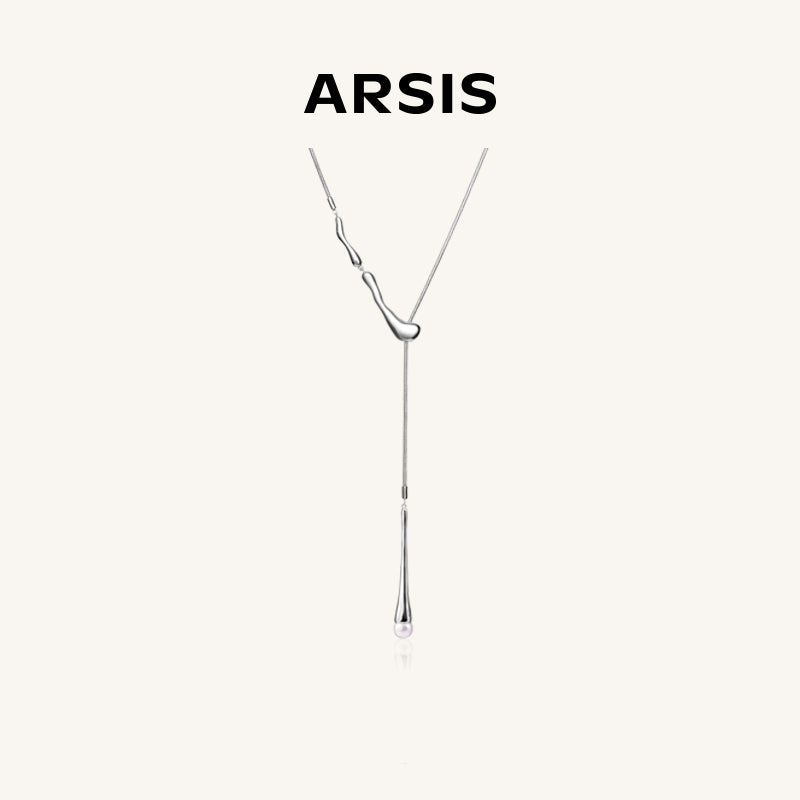 Elsa Waterdrop Long Necklace