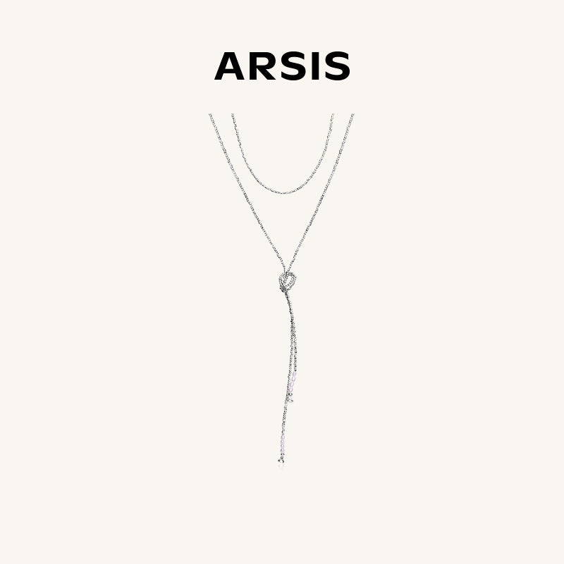 Elsa Wave Long Necklace
