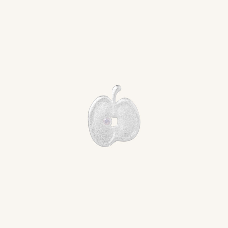 Mini Apple Single Stud Earring
